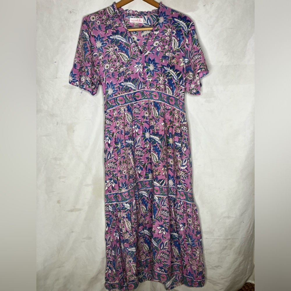 Mary Marshmallow XS gorgeous paisley floral maxi dress